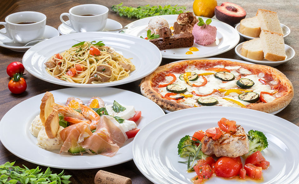 オステリアガウダンテ神戸ハーバーランド店おすすめ夏のペアコース